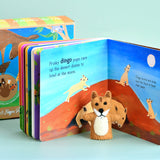 Tara Treasures Book & Finger Puppets Set - Australian Baby Animals