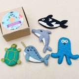 Tara Treasures Finger Puppets - Ocean and Sea Creatures B (5pc)