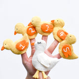 Tara Treasures Finger Puppets - Five Little Ducks (6pc)