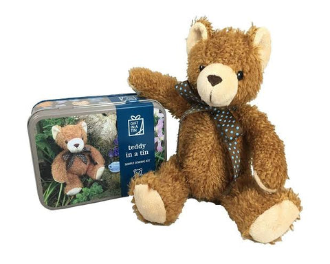Teddy In A Tin Simple Sewing Kit