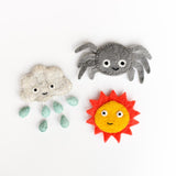 Tara Treasures Finger Puppets - Incy Wincy Spider (3pc)