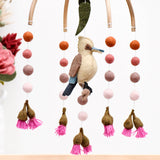 Tara Treasures Baby Mobile - Kookaburra with Gum Blossoms
